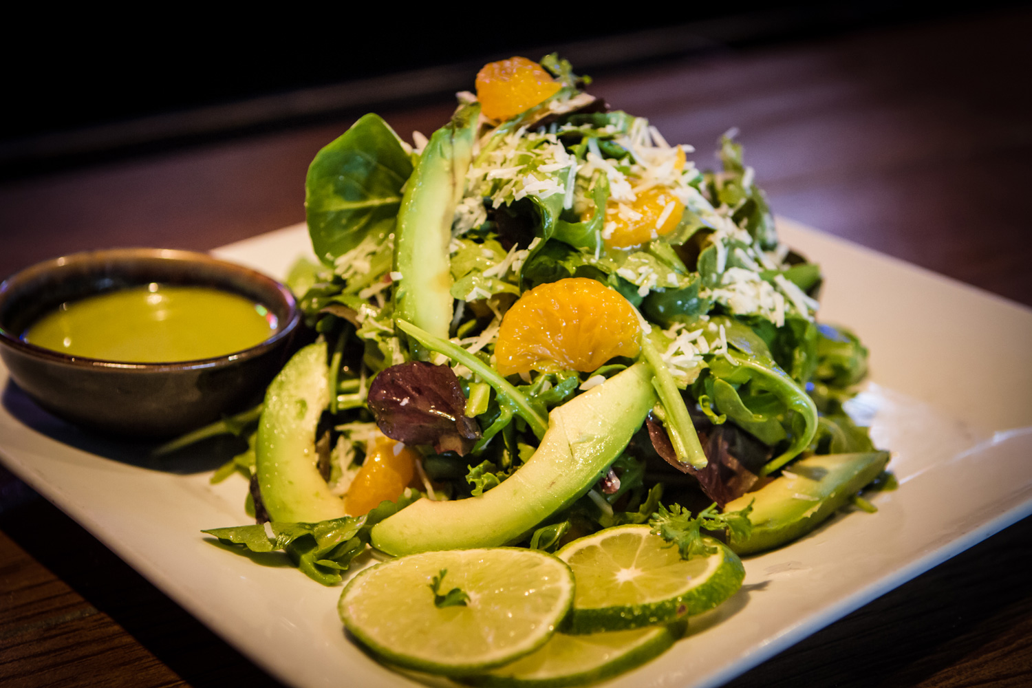 Al Carbon Arugual, Mandaring Wedges Salad